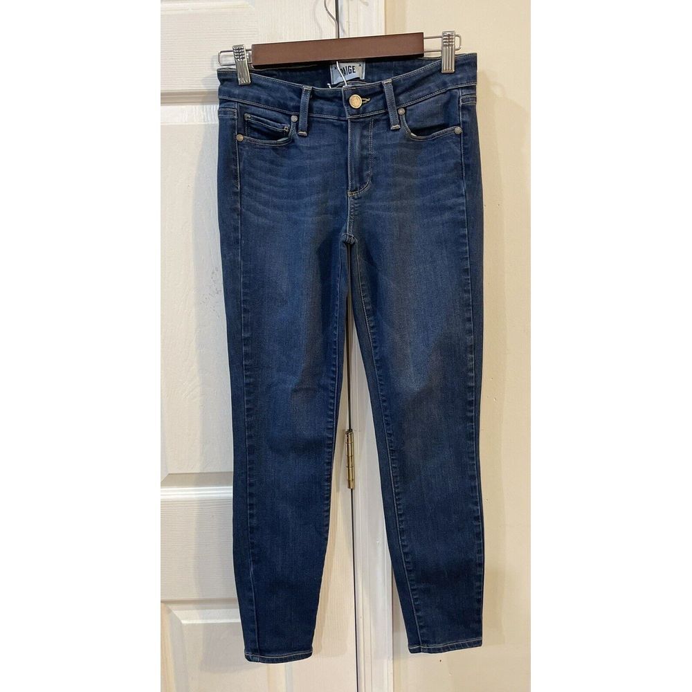 Paige Verdugo Crop Jeans Sz 27 Women's Juniors Dark Wash Skinny